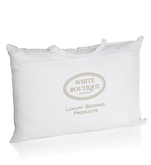White Boutique Pillow Ruby