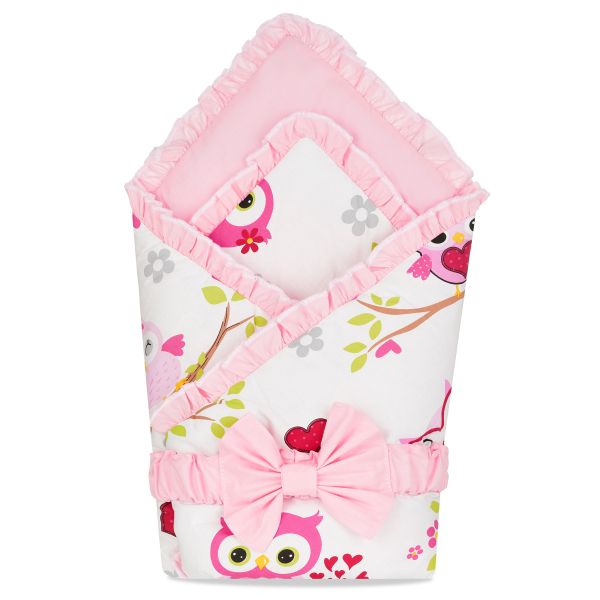 Swaddle wrap Gufetto rosa