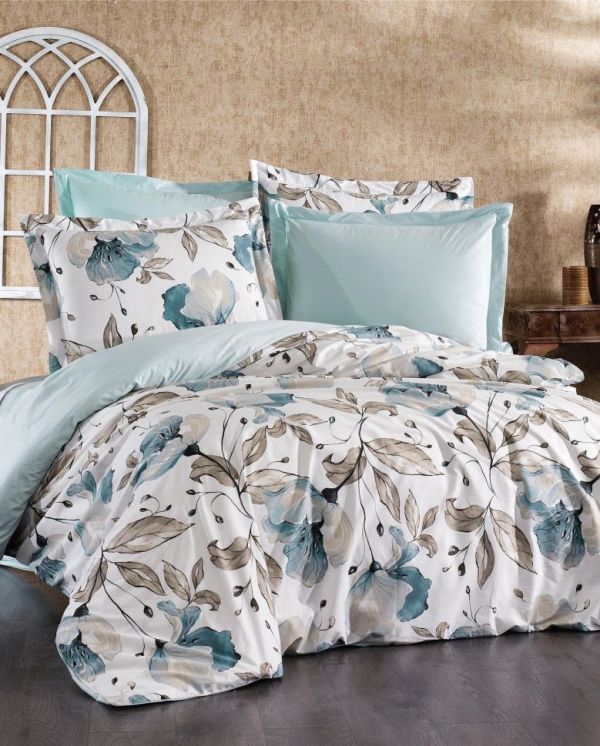Bedding set Peonia cielo - 6 pieces 