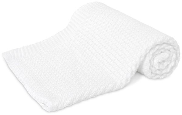  Baby blanket Bamboo white