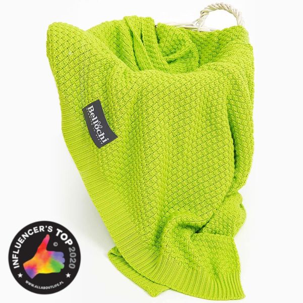  Baby blanket Bamboo lime
