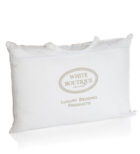 White Boutique Pillow Ruby