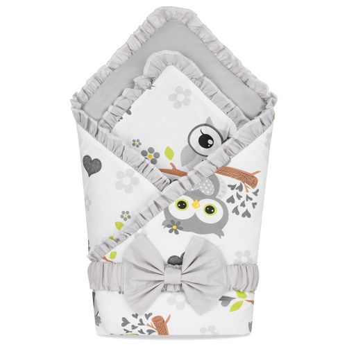 Swaddle wrap Gufetto grigio