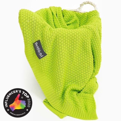  Baby blanket Bamboo lime